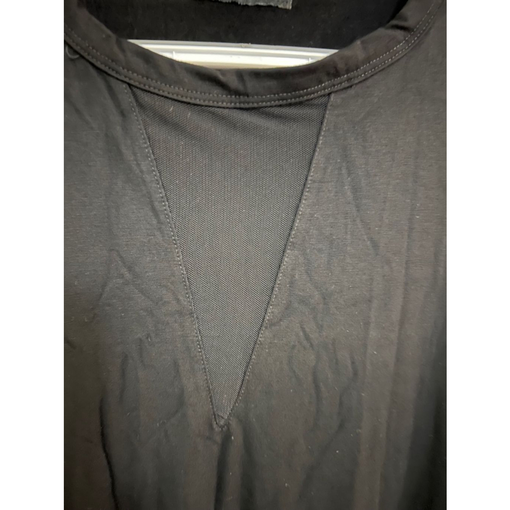 🔵 20) REVOLVE Sleeveless dress with Deep V mesh Michael Lauren NWT size small - Picture 4 of 8